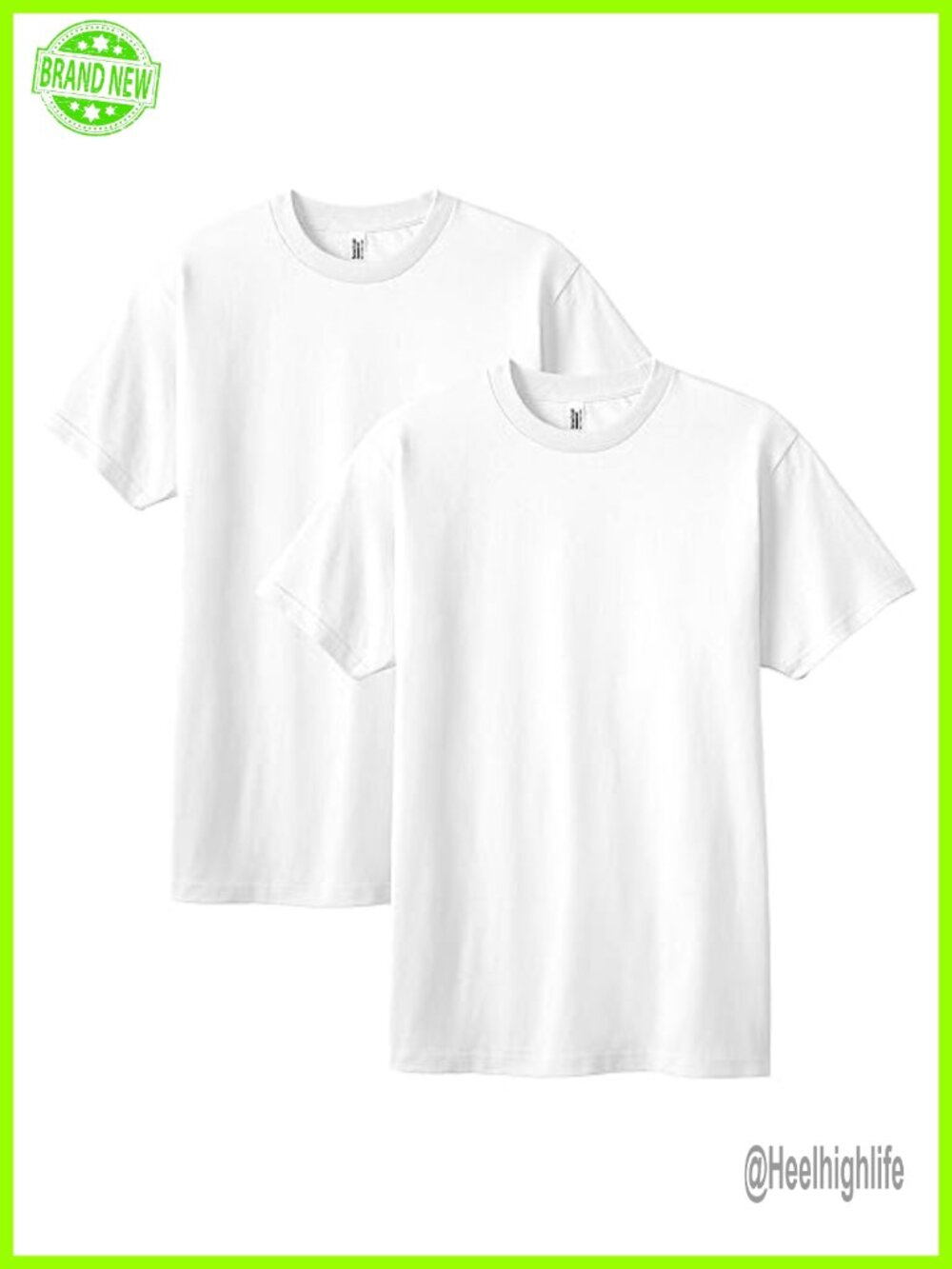 Heavyweight Cotton Relaxed Fit Crew Neck Short Sleeve T-Shirt